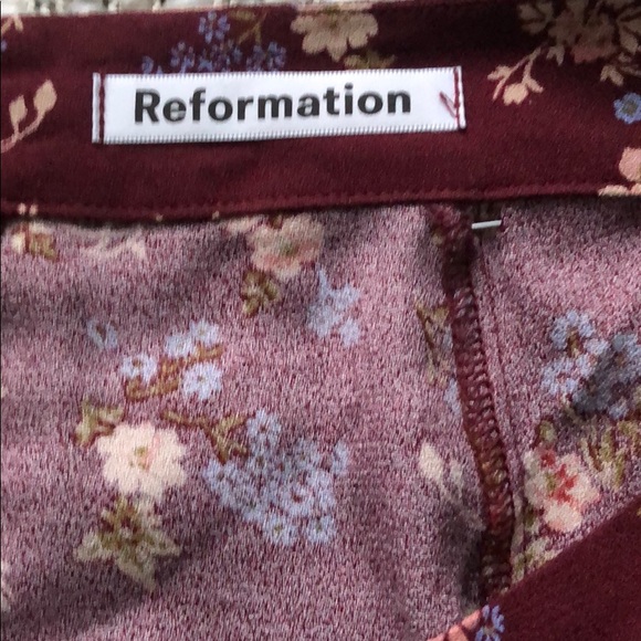 NWT Reformation Flounce mini skirt in Chantelle 4 - Picture 6 of 6